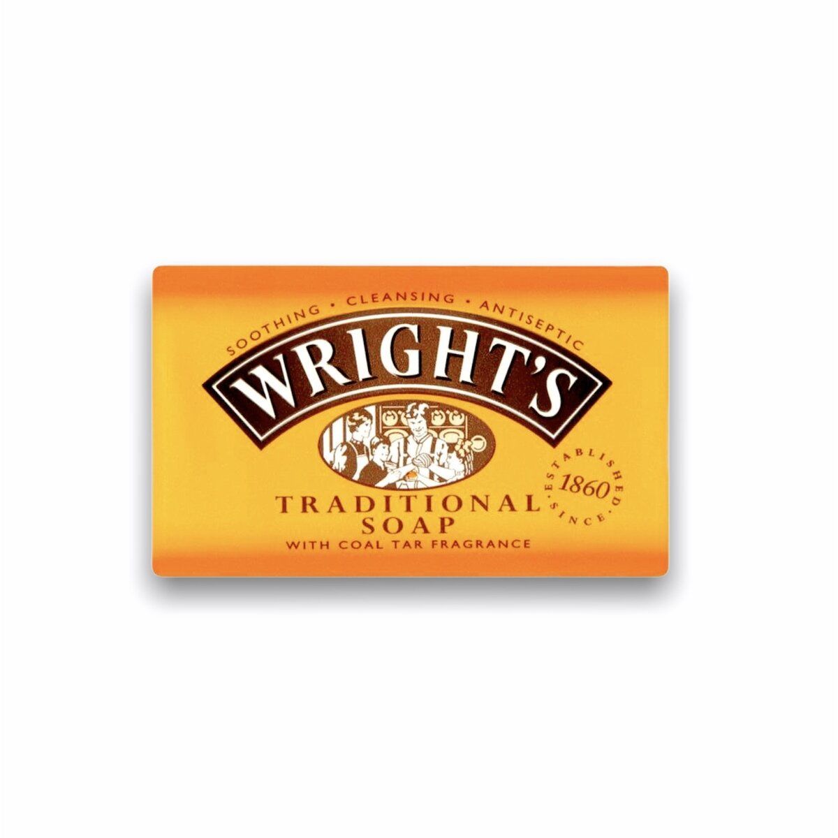 Wrights Bath Soap Coal Tar 125g